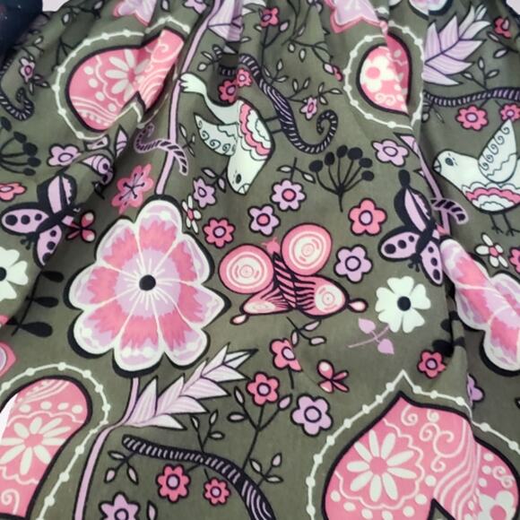 2 FOR $5 Sale Dollie & Me Faux Fur Navy Dress Size 5 - Picture 4 of 9